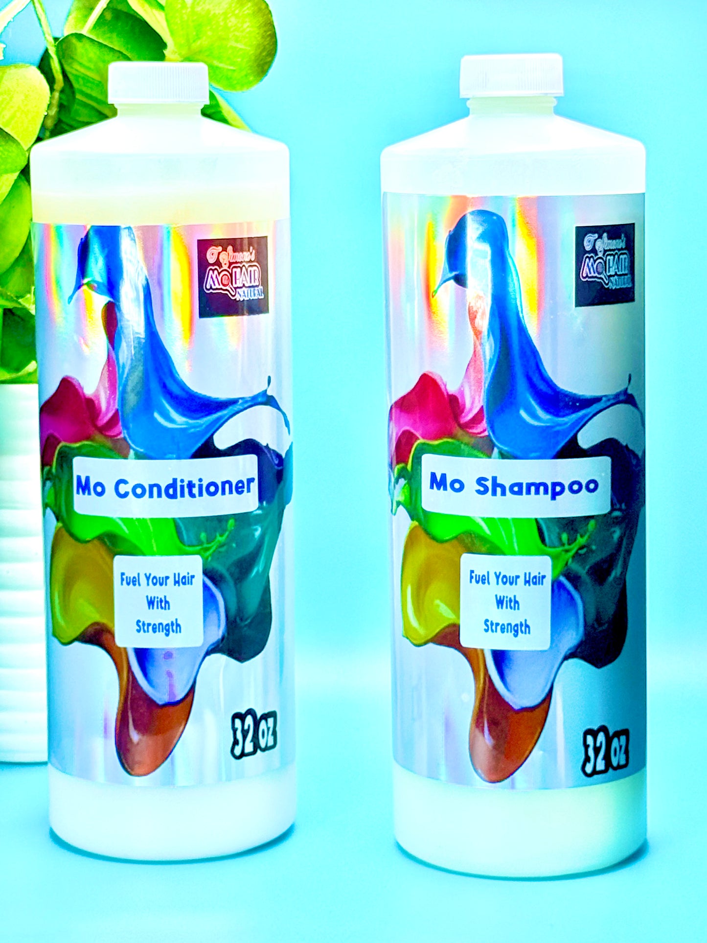 Mo Hair Moisture Conditioner & Shampoo Dual 32oz