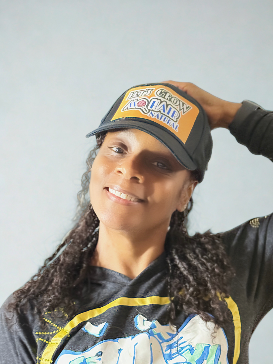 Satin Lined Baseball Elastic Band Natural Hair Opened Cap