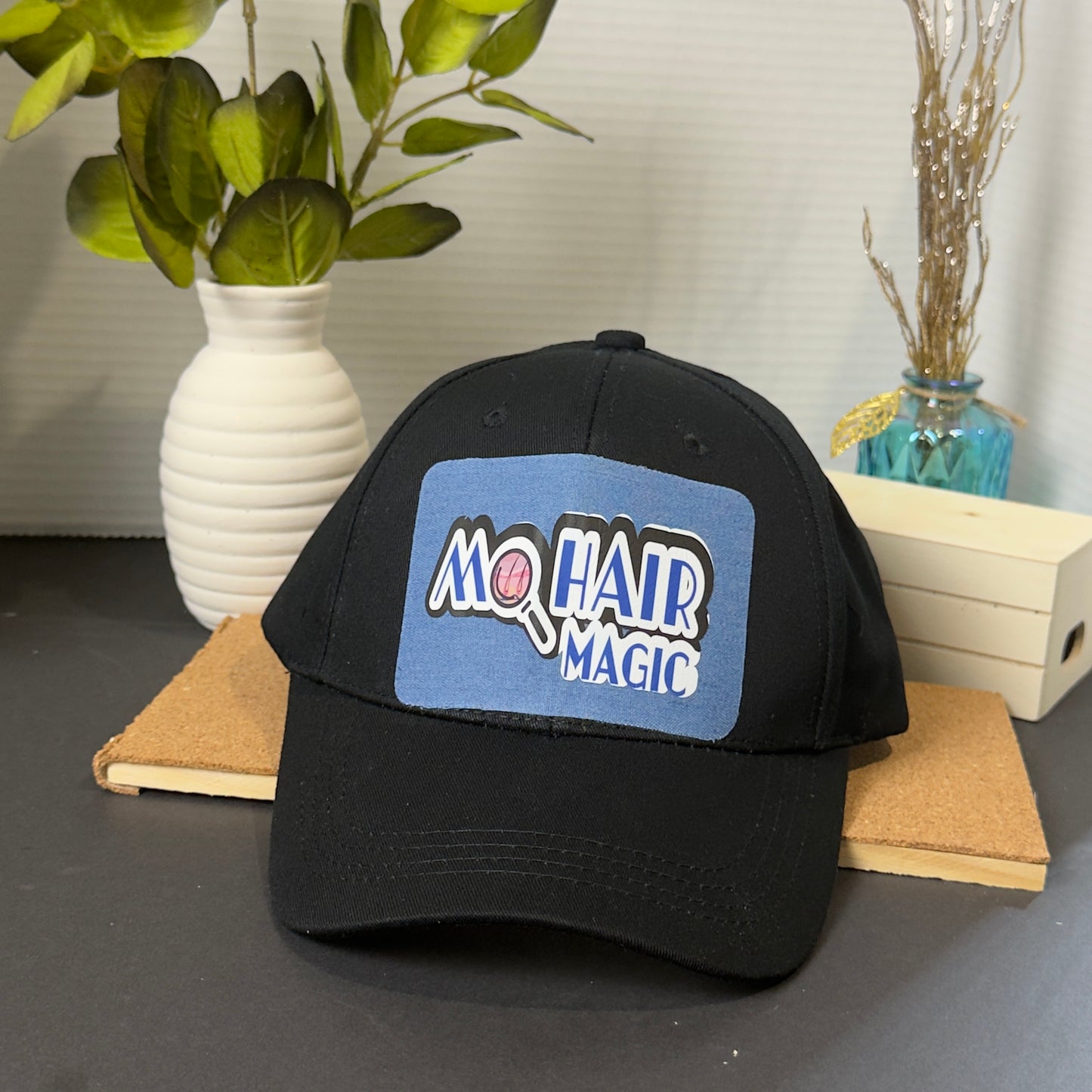 Satin Lined Baseball Elastic Band Natural Hair Opened Cap